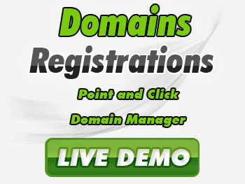 Modestly priced domain name services